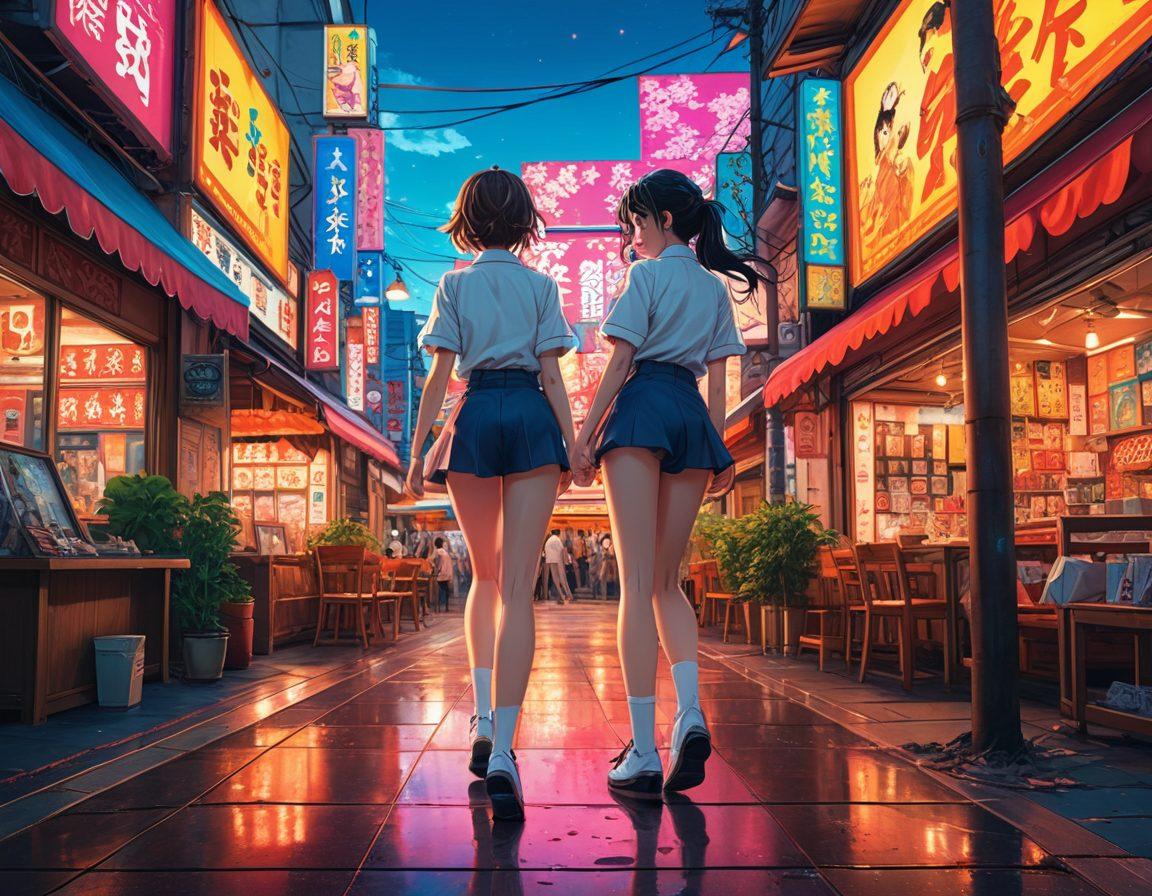 A captivating scene depicting a vibrant, dynamic transition from manga art to gaming graphics, showcasing characters in suggestive poses blending into action-packed gameplay. Include elements of colorful panels, pixelated backgrounds, and a hint of seduction in the characters’ expressions. The atmosphere should radiate a fusion of creativity and playfulness, highlighting the diverse aspects of the hentai genre. super-realistic. vibrant colors. dynamic composition.